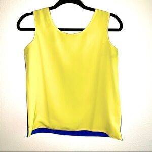 Unbranded Color Block Reversible Tank Top Y2K Blouse